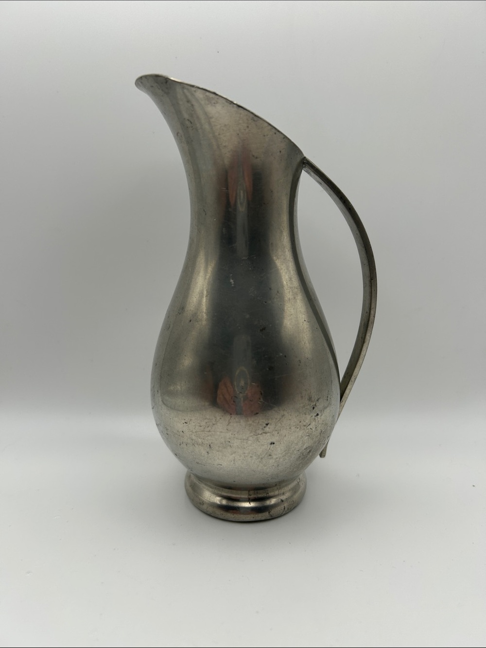 Vintage Royal Holland pewter pitcher. 6”High